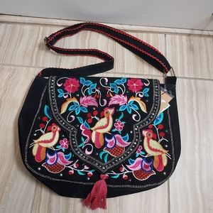 Kareena's Embroidered Black Bag